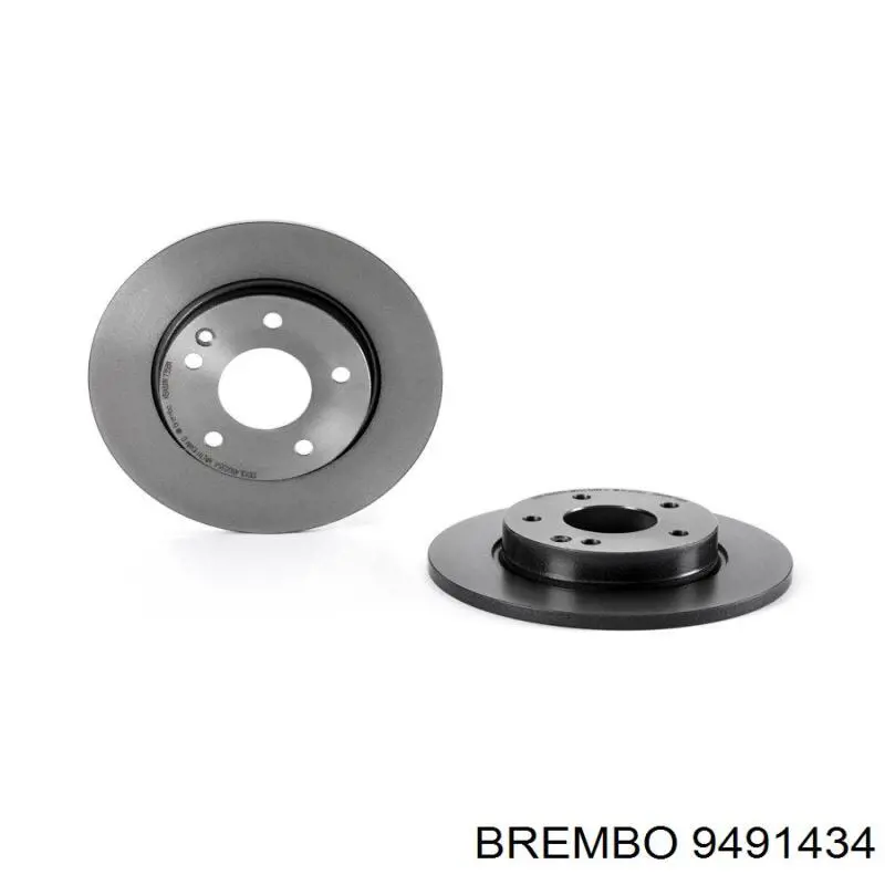 9491434 Brembo диск тормозной передний