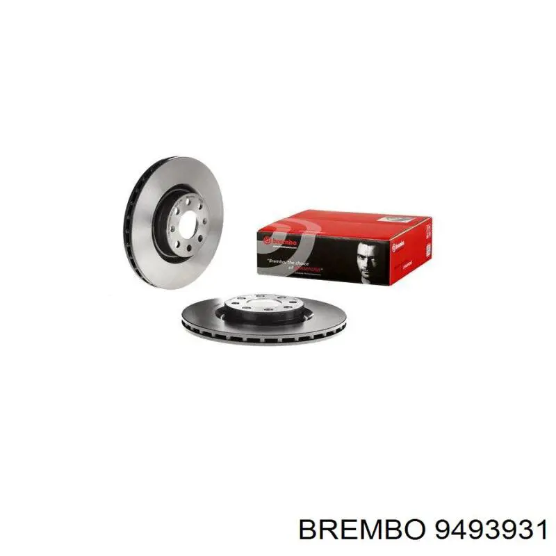 Передние тормозные диски 9493931 Brembo