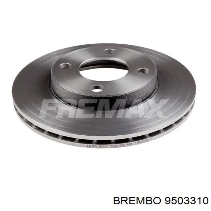 Передние тормозные диски 9503310 Brembo