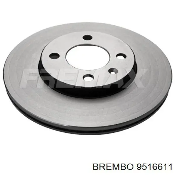 9516611 Brembo диск тормозной передний