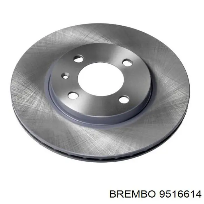 9516614 Brembo диск тормозной передний