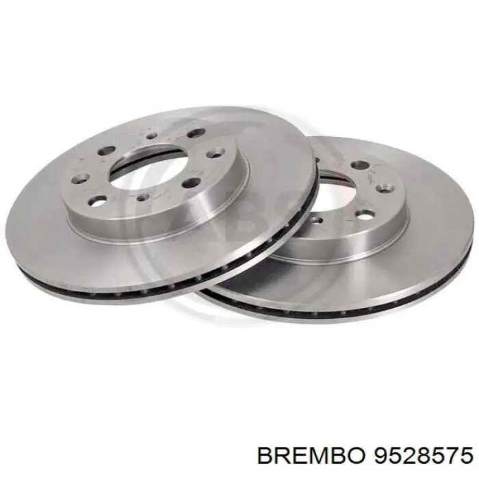 Передние тормозные диски 9528575 Brembo