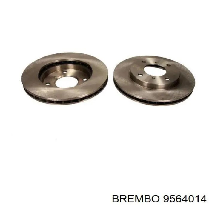 Передние тормозные диски 9564014 Brembo