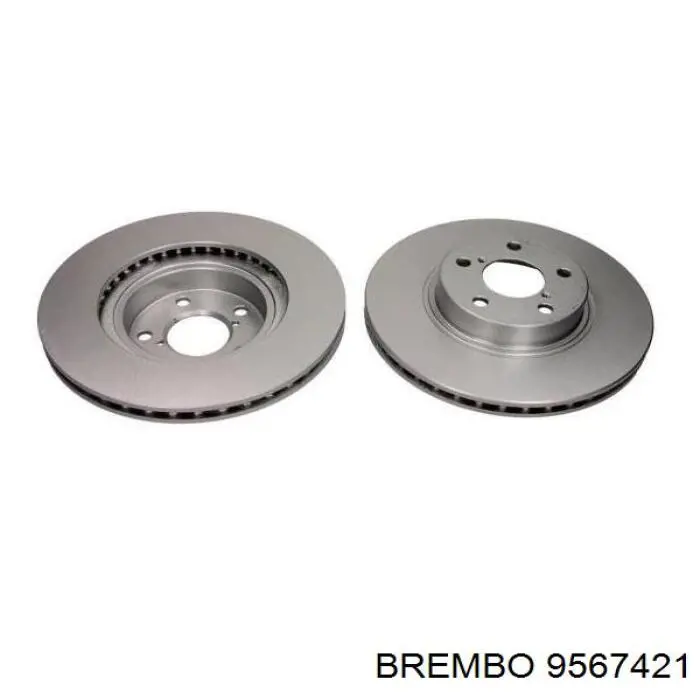 9567421 Brembo диск тормозной передний