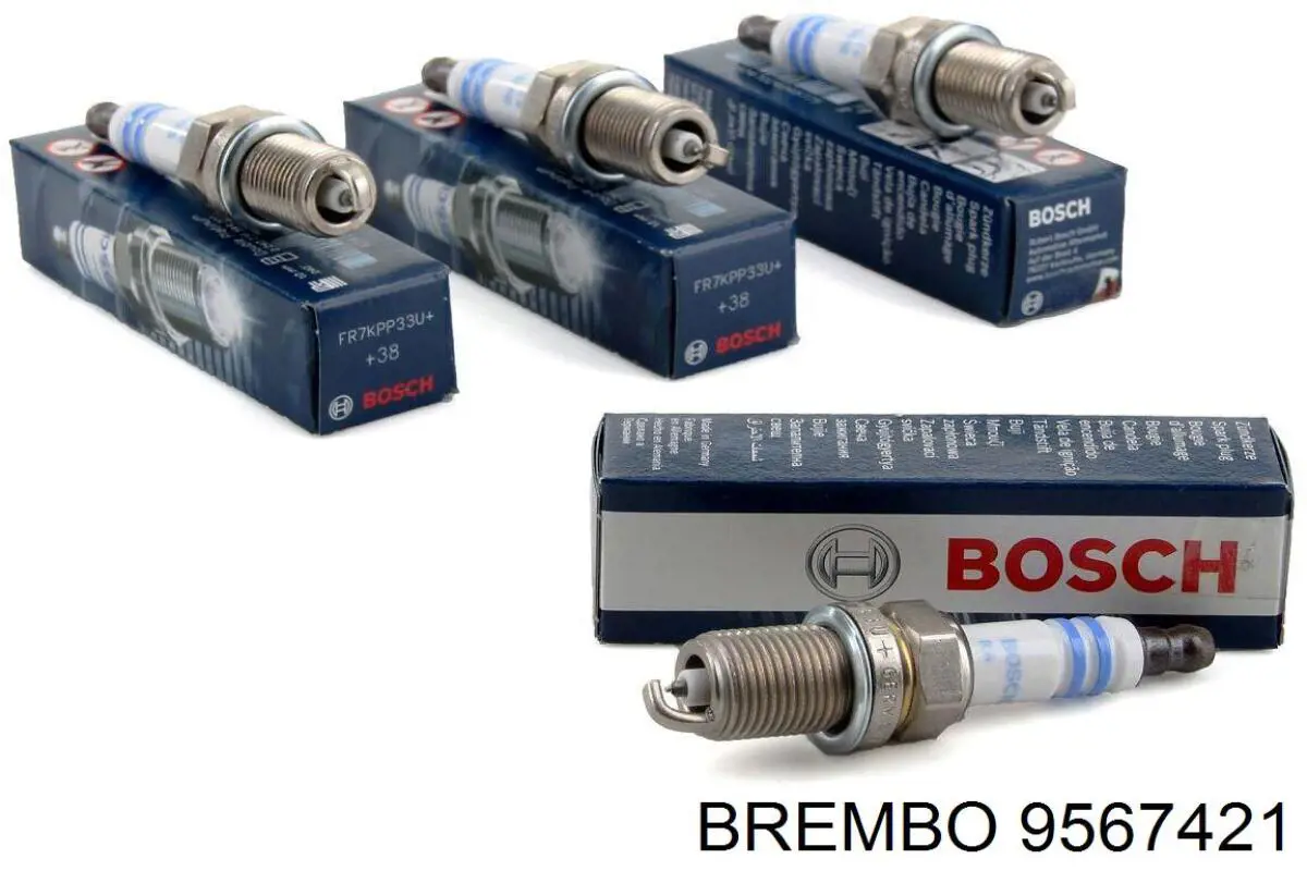 Передние тормозные диски 9567421 Brembo