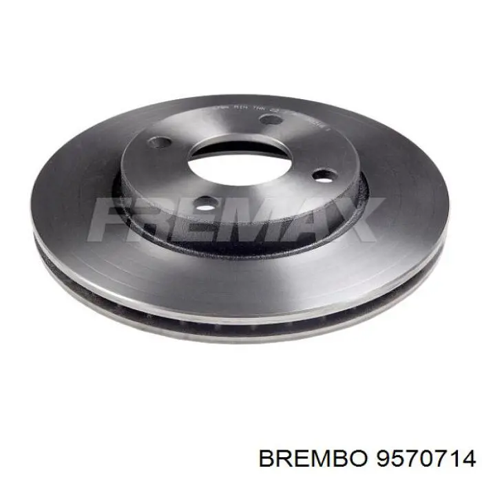 9570714 Brembo диск тормозной передний