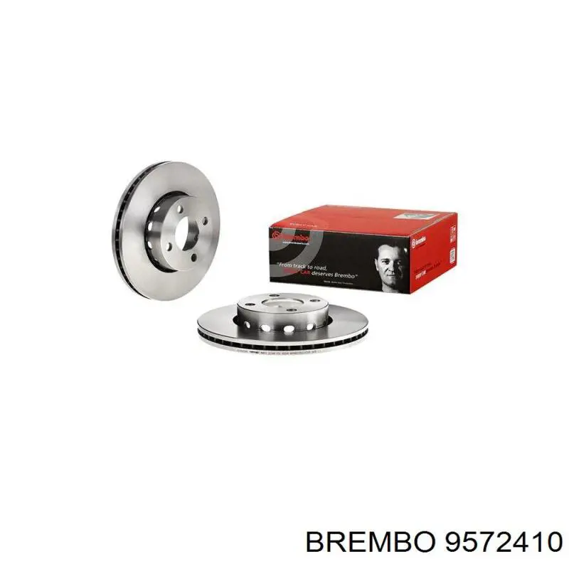 Передние тормозные диски 9572410 Brembo