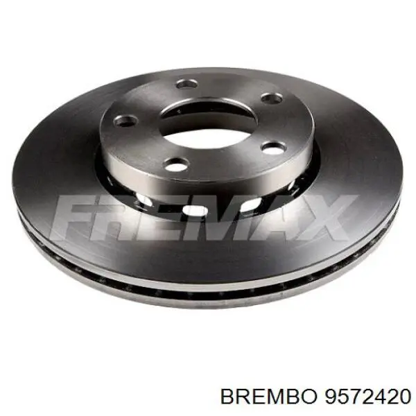 Передние тормозные диски 9572420 Brembo