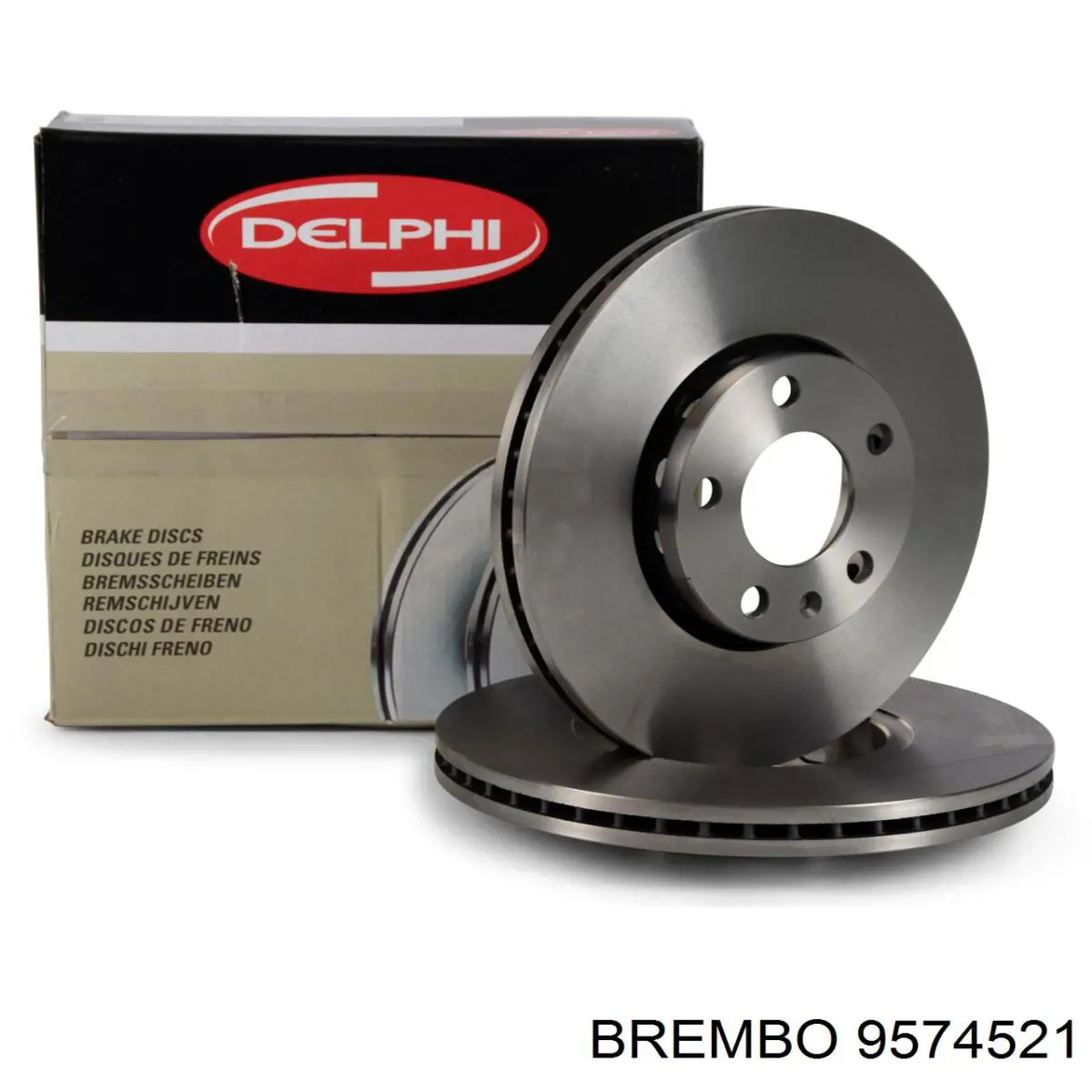 9574521 Brembo Диск тормозной передний