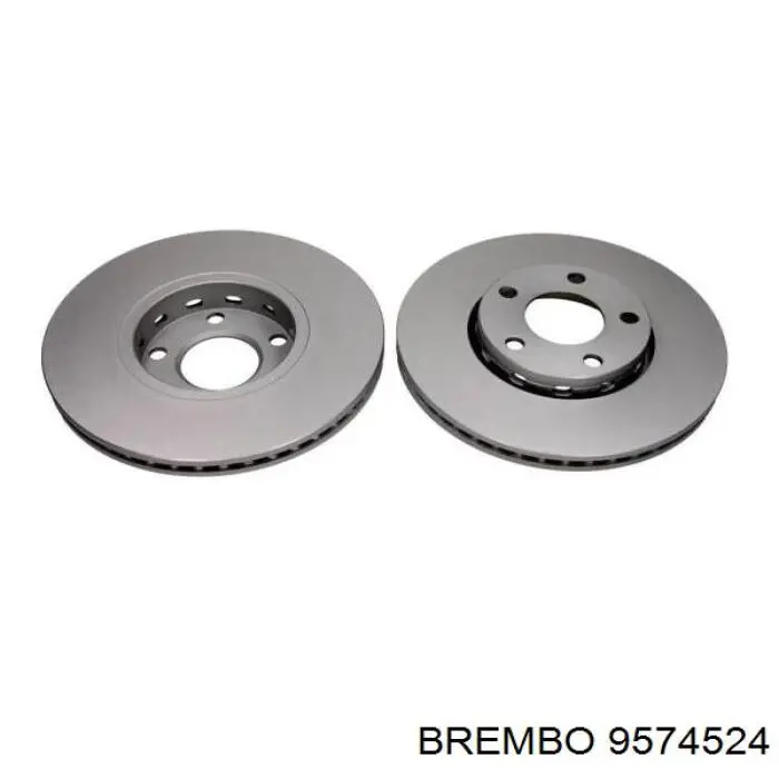 9574524 Brembo тормозные диски