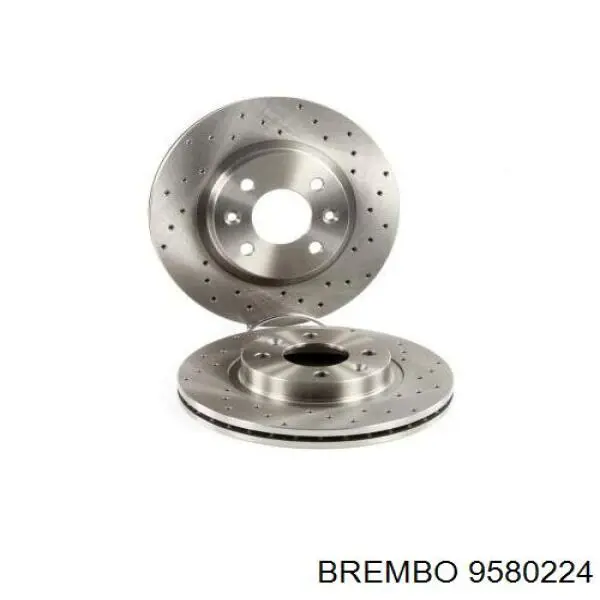Купить 9580224 Brembo Ротор тормозной