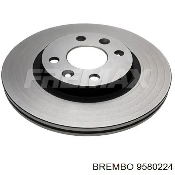 9580224 Brembo диск тормозной передний