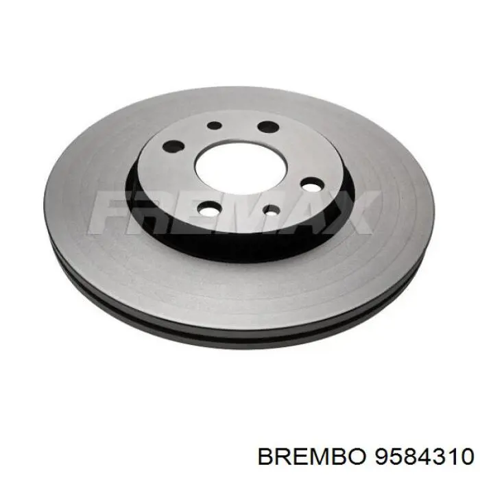 Передние тормозные диски 9584310 Brembo