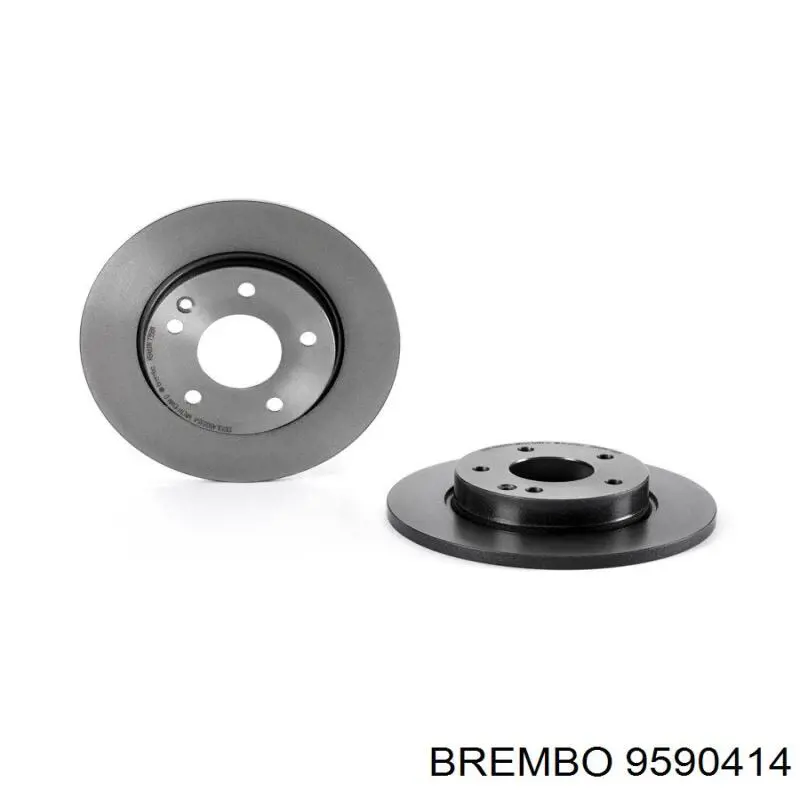 9590414 Brembo диск тормозной передний