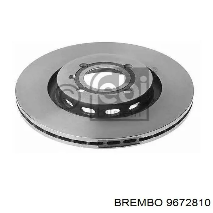 9672810 Brembo Диск тормозной передний