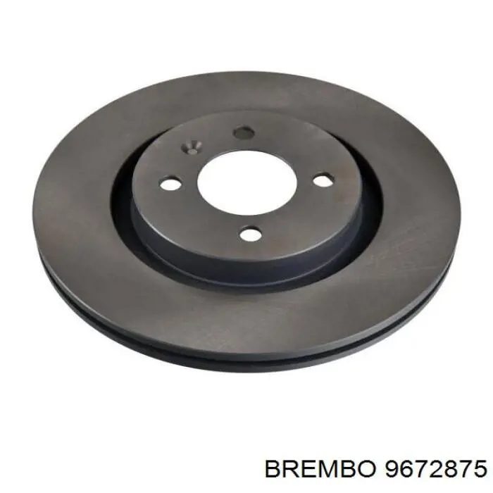 9672875 Brembo диск тормозной передний