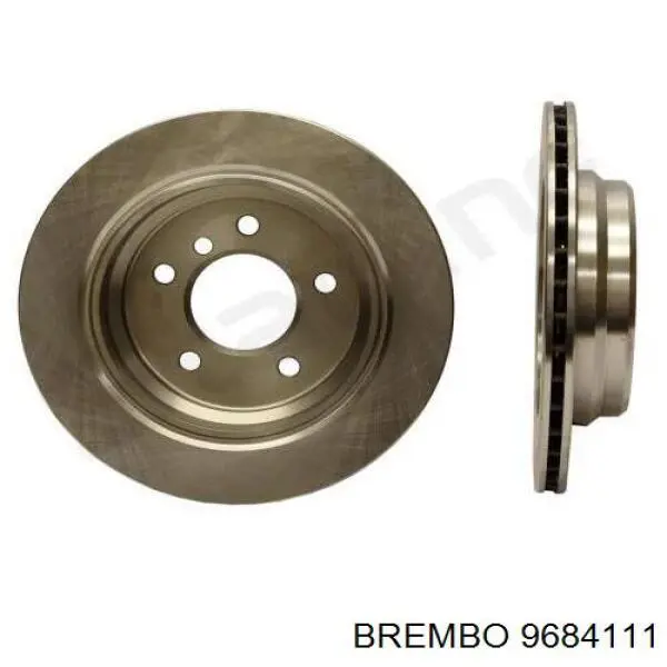 9684111 Brembo Дисковый тормоз