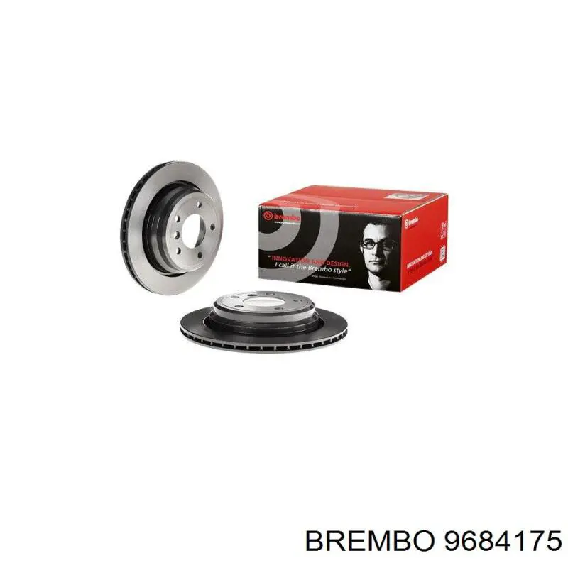 Тормозные диски 9684175 Brembo