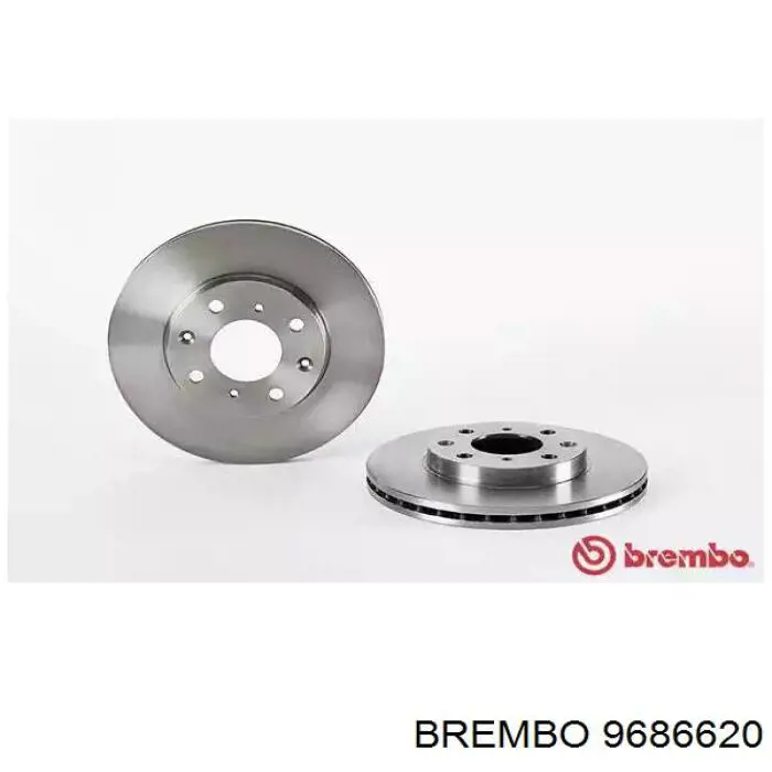 Тормоз дисковый передний Brembo 9686620 цена, от 43.06 USD