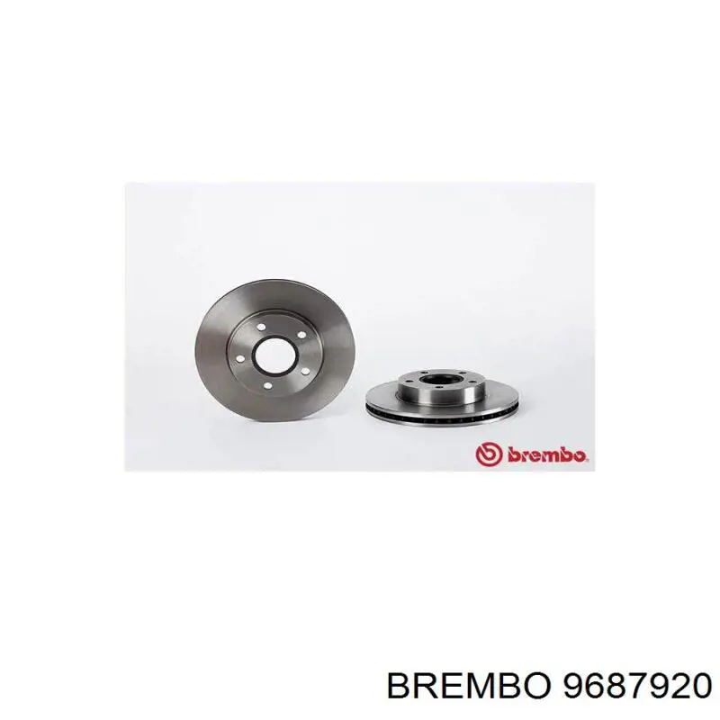 9687920 Brembo диск тормозной передний