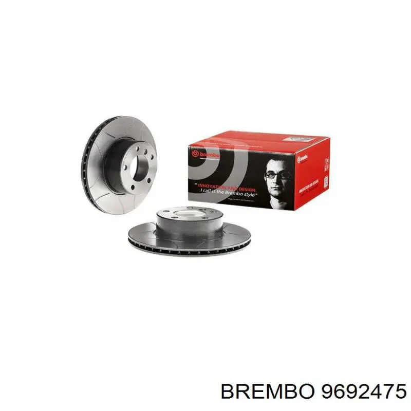 9692475 Brembo диск тормозной передний