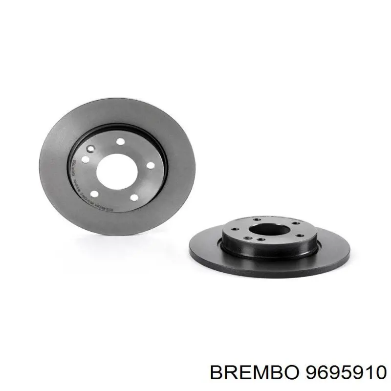 Передние тормозные диски 9695910 Brembo