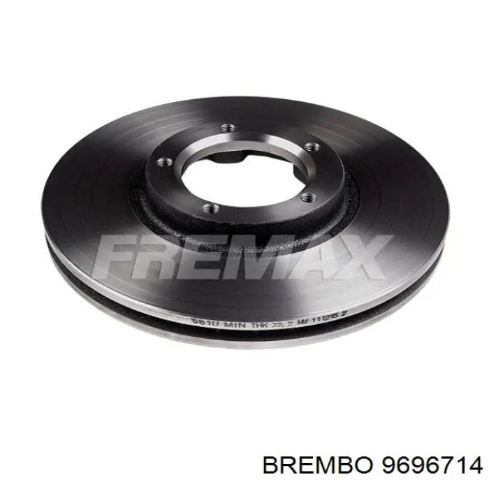 9696714 Brembo тормозные диски