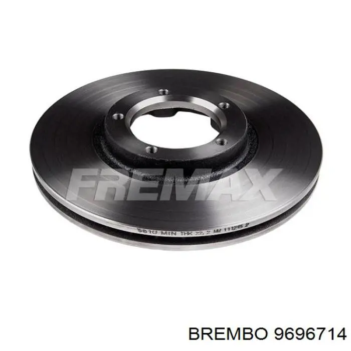 Передние тормозные диски 9696714 Brembo