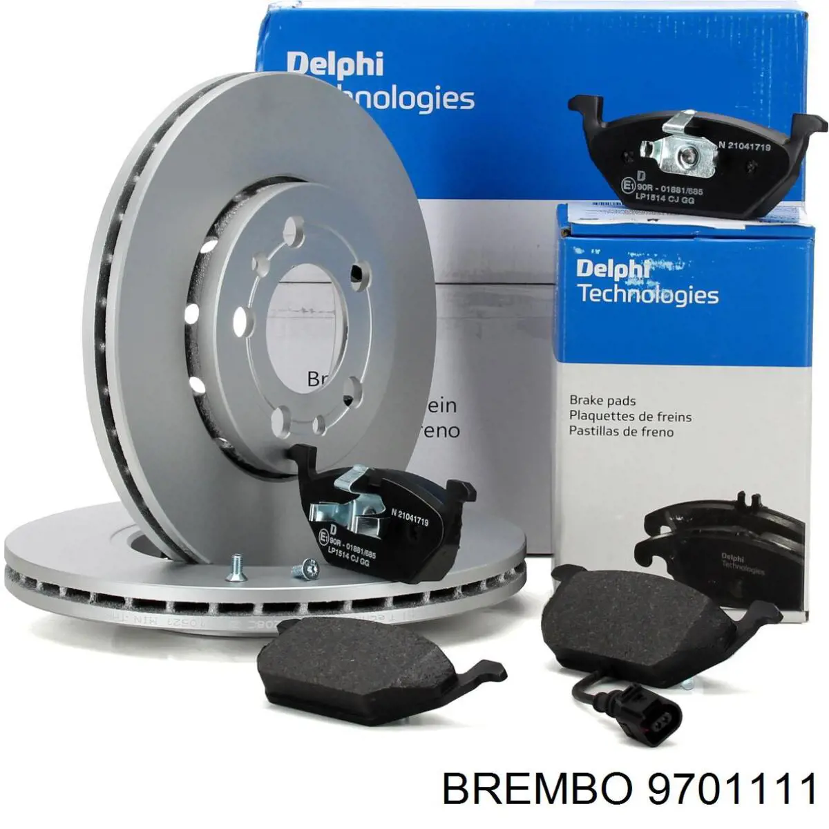Передний тормозной диск Brembo 9701111