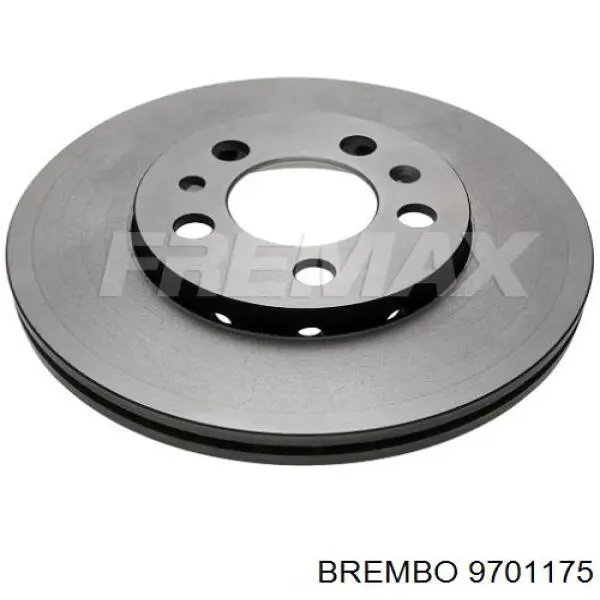 9701175 Brembo диск тормозной передний