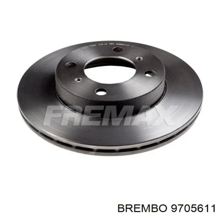9705611 Brembo диск тормозной передний