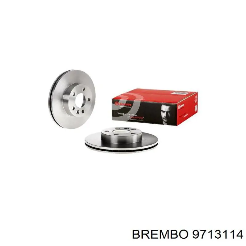 9713114 Brembo диск тормозной передний