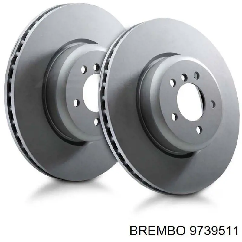 9739511 Brembo диск тормозной передний