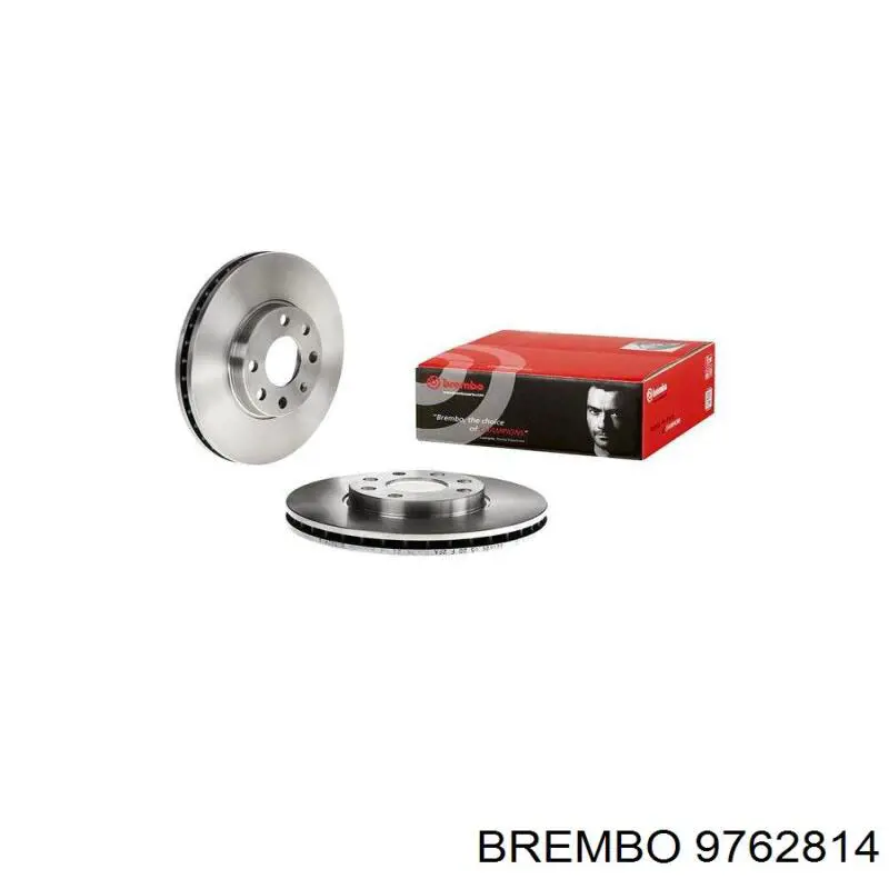 9762814 Brembo Диск тормозной передний