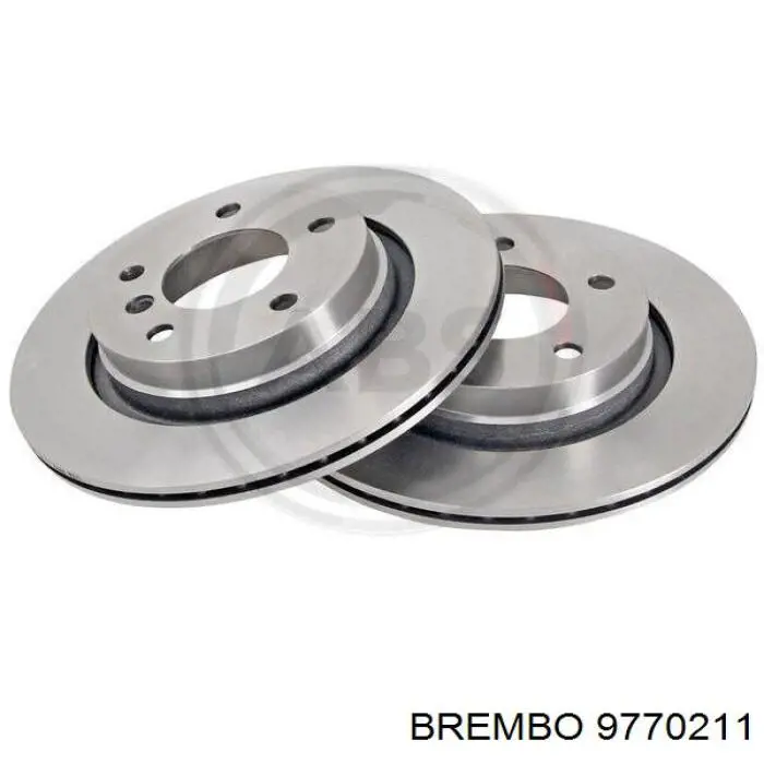 9770211 Brembo диск тормозной задний