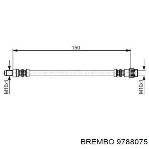 9788075 Brembo Диск тормозной передний