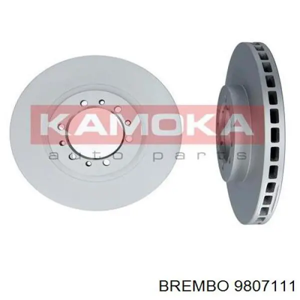 9807111 Brembo Диск тормозной передний
