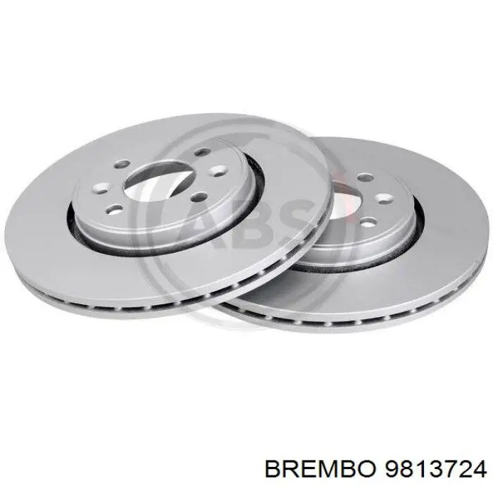 9813724 Brembo диск тормозной передний