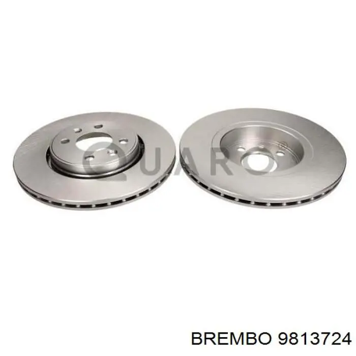 9813724 Brembo Диск тормозной передний