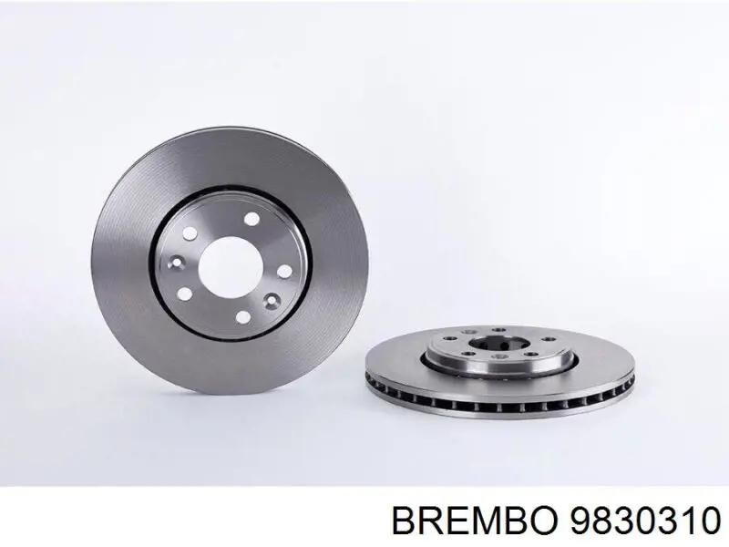 Передние тормозные диски 9830310 Brembo