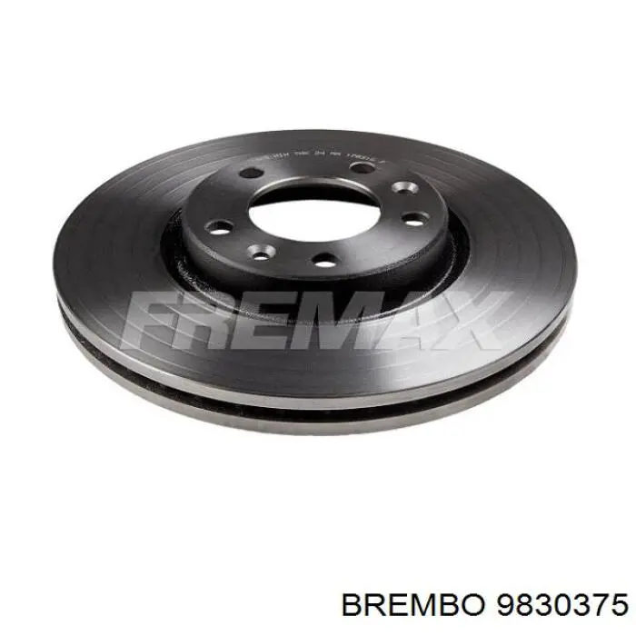 9830375 Brembo диск тормозной передний