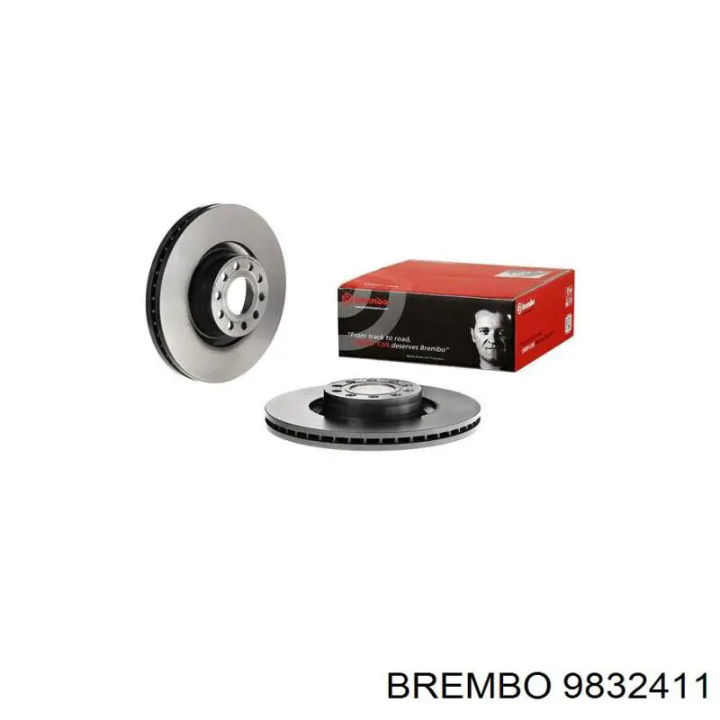 9832411 Brembo диск тормозной передний