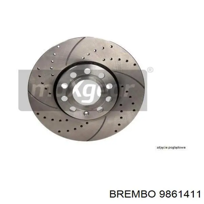 9861411 Brembo диск тормозной передний