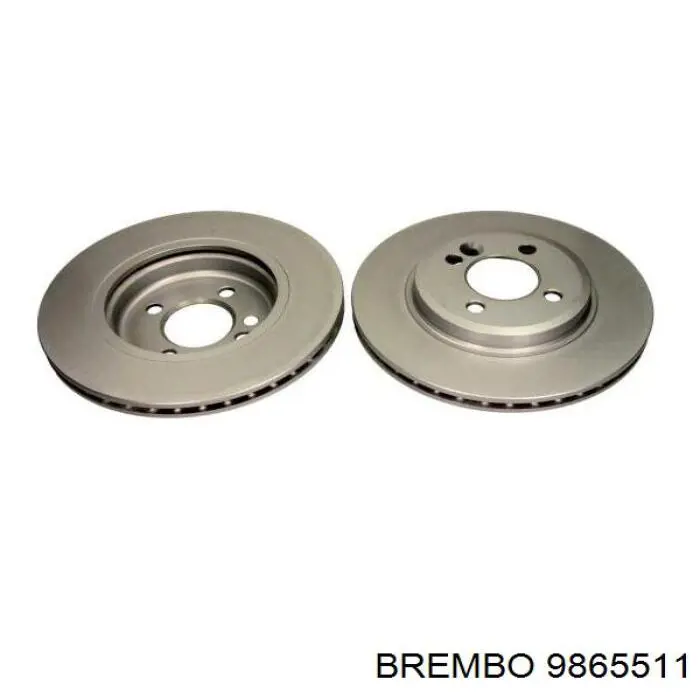 9865511 Brembo передние тормозные диски