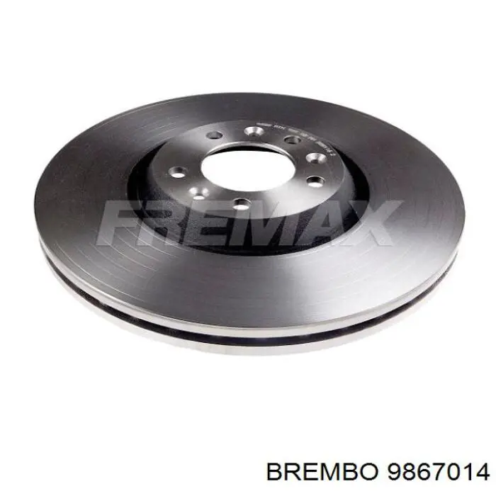 9867014 Brembo диск тормозной передний