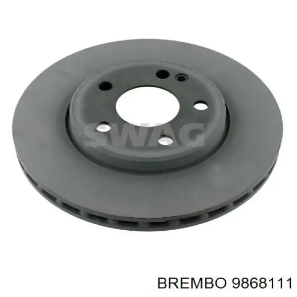 9868111 Brembo диск тормозной передний