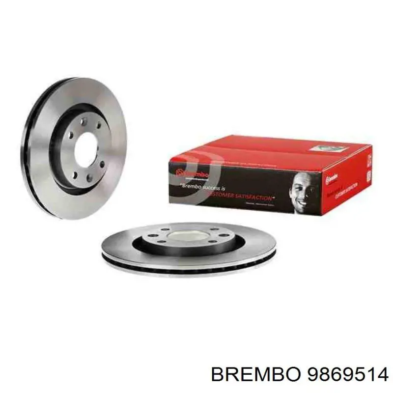 9869514 Brembo диск тормозной передний