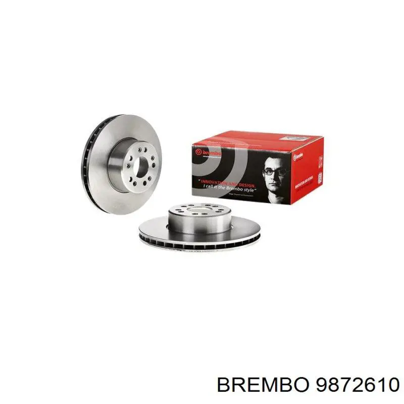 9872610 Brembo диск тормозной передний