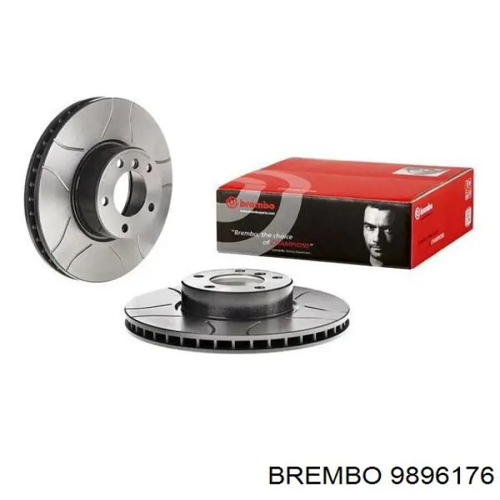 9896176 Brembo передние тормозные диски