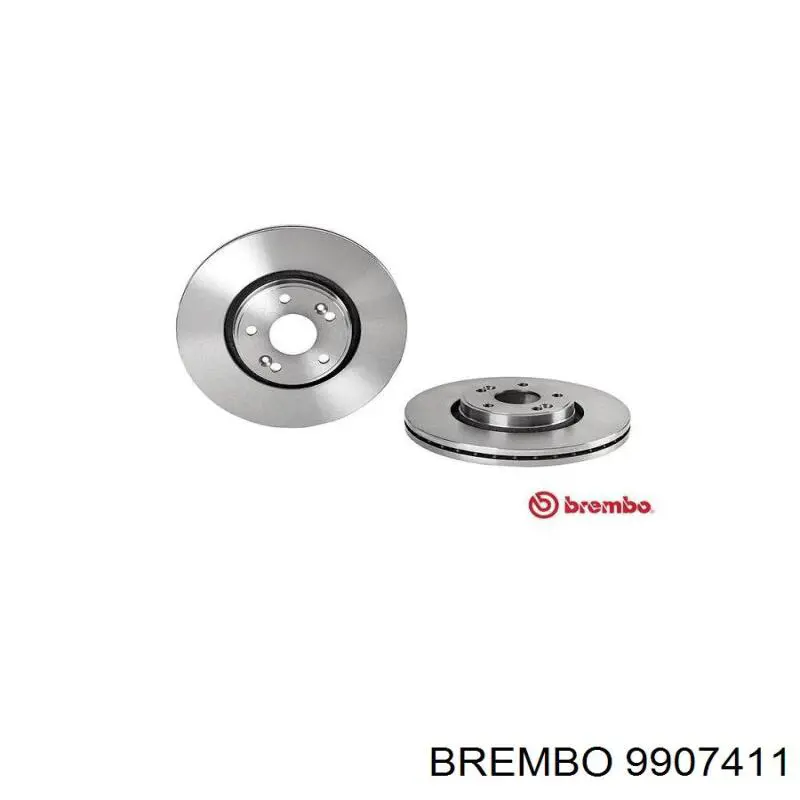 9907411 Brembo диск тормозной передний